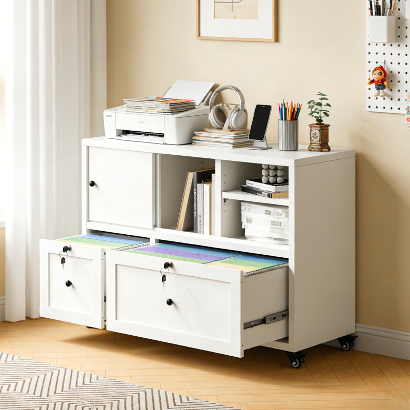 Classeur en métal 28 "avec serrure pour bureau à domicile /