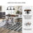 Quintara Swivel Adjustable Height Counter Stool-1301040356