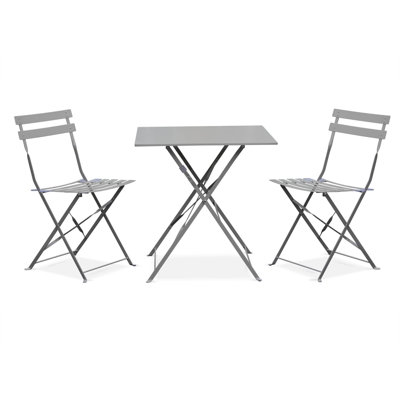 Westcliff Folding Thermo- Lacquered Steel Bistro Table