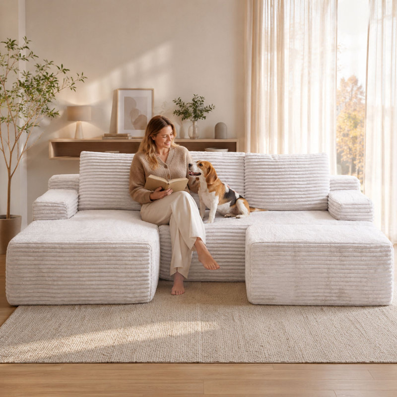 SOFTY 3 Seater Sofa & Chaise
