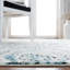Tapis géométrique gris / bleu-1307476364