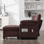 Canapé en velours côtelé L-Type avec design segmenté 4 places, porte-gobelet, port USB, boîte de rangement, console mobile et rangement pour repose-pieds-754897910