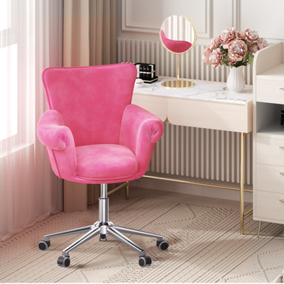 Dhital Faux Leather Commercial Use Task Chair with Support Armrest