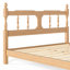 Cadre de lit plateforme en bambou Geometra avec tête de lit carrée découpée pour chambre à coucher-134901575-134901577