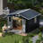 Outdoor Storage Shed, 8X10  Protective Film, Four Daylight Windows Lockable Doors,A Practical And Thoughtful Gift-123924688-123924687