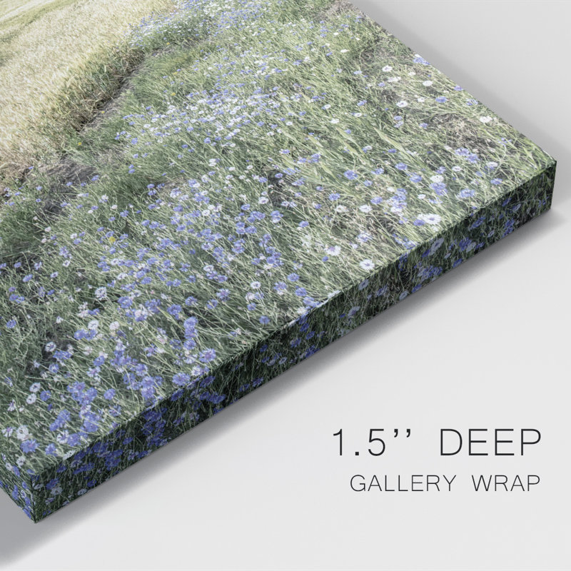 Toile tendue de qualité supérieure Wildflower Farm - prête à être accrochée, H 12 po x l 8 po x P 1 po