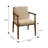 Maltie 4 Piece Solid Wood Writing Desk Office Set