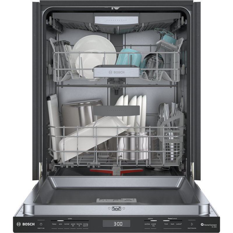 800 Series 24" 42 dBA ENERGY STAR Certified Dishwasher, Black