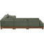 Canapé modulaire 5 pièces en tissu chenille 120 po Turin-84797146-84797151-84797147