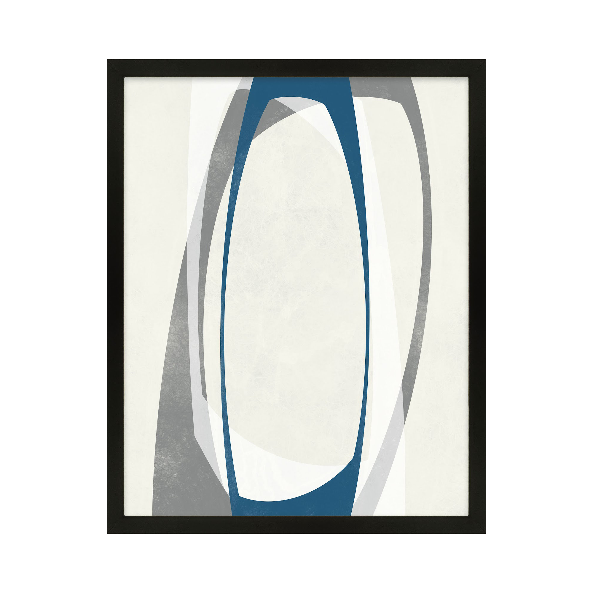 Orbit 2 by Jacques Pilon, Black Framed, 50" H x 40" W
