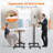 Rolling Laptop Cart,Small Mobile Rolling Standing Desk Rolling Desk-98178970