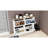 Freestanding Shoe Organizer - 4 Drawers & Stable Construction White Cabinet With Flip Entryway Large Storage Space