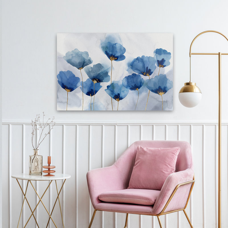 Azure Gathering, 24" H x 36" W