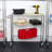 35.75 in. H x 40 in. W Utility Cart with Wheels