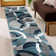 Mehul Abstract Machine Woven Area Rug in Blue/Ivory/Gray
