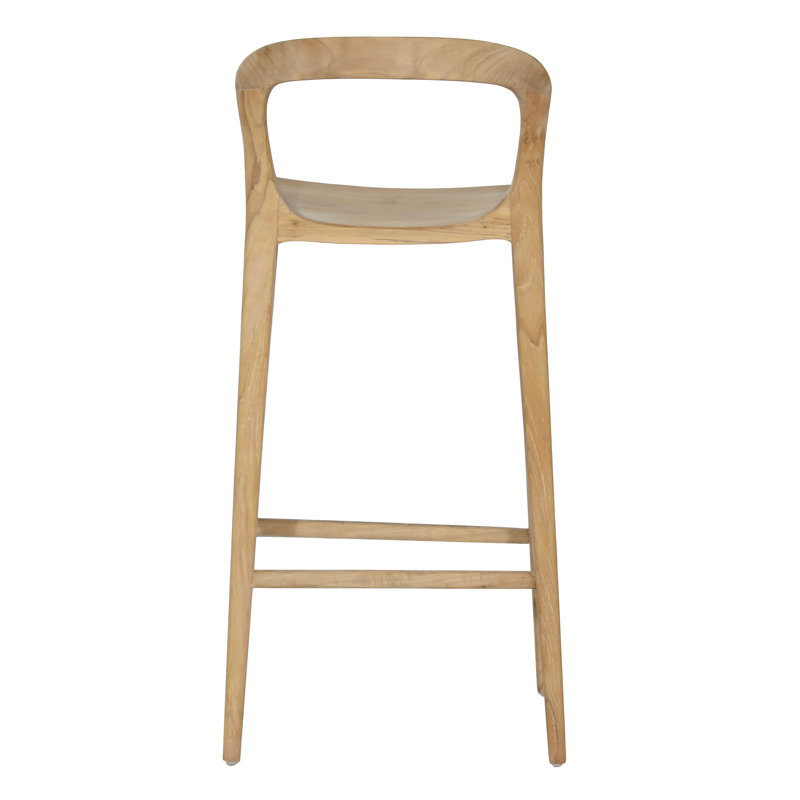 Britta 40" Tall Bar Stool, Natural