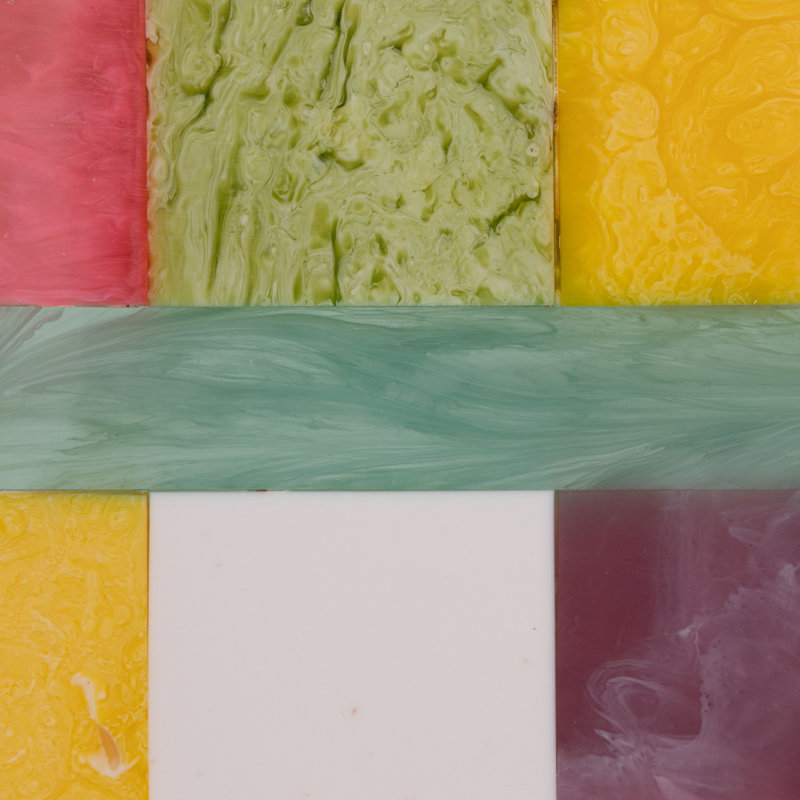 Marbled Resin Block Design Cheese Board