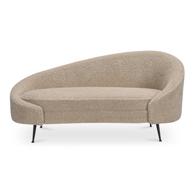 Nikita Curved Upholstered Chaise Lounge by Joss & Main