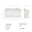 Magnolia Bath Vanity Rectangular Basin S073DCWRV-61345995-12012060