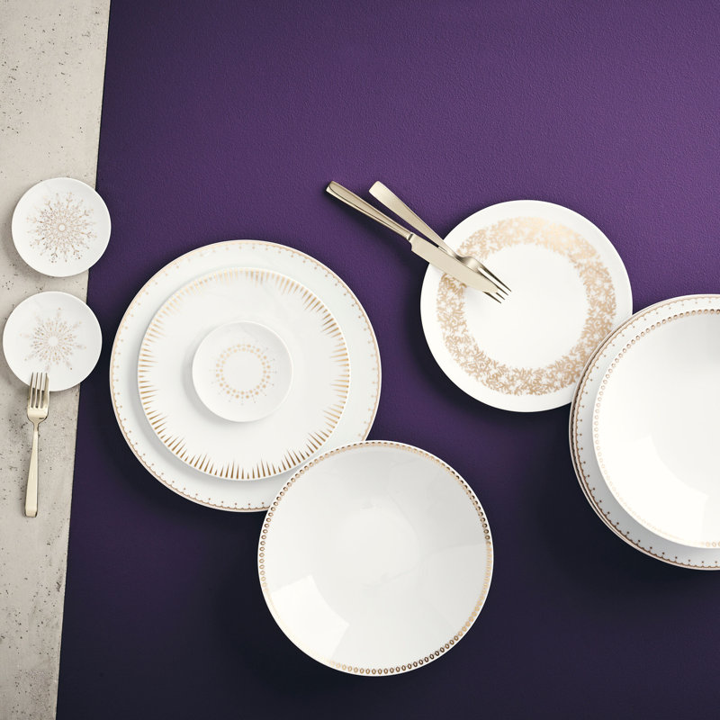 TAC Festive Celebration Porcelain Salad/Dessert Plate