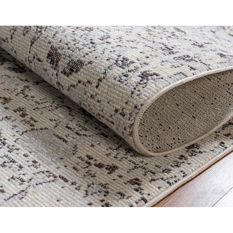 Abstract Indoor Rug, Rectangle 4'1" x 6'1"