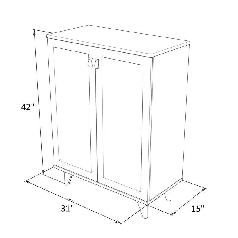 Wood Base Shoe Cabinet