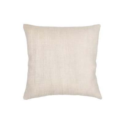 Oreiller en lin naturel 20 pi x 20 pi avec bourre en duvet naturel