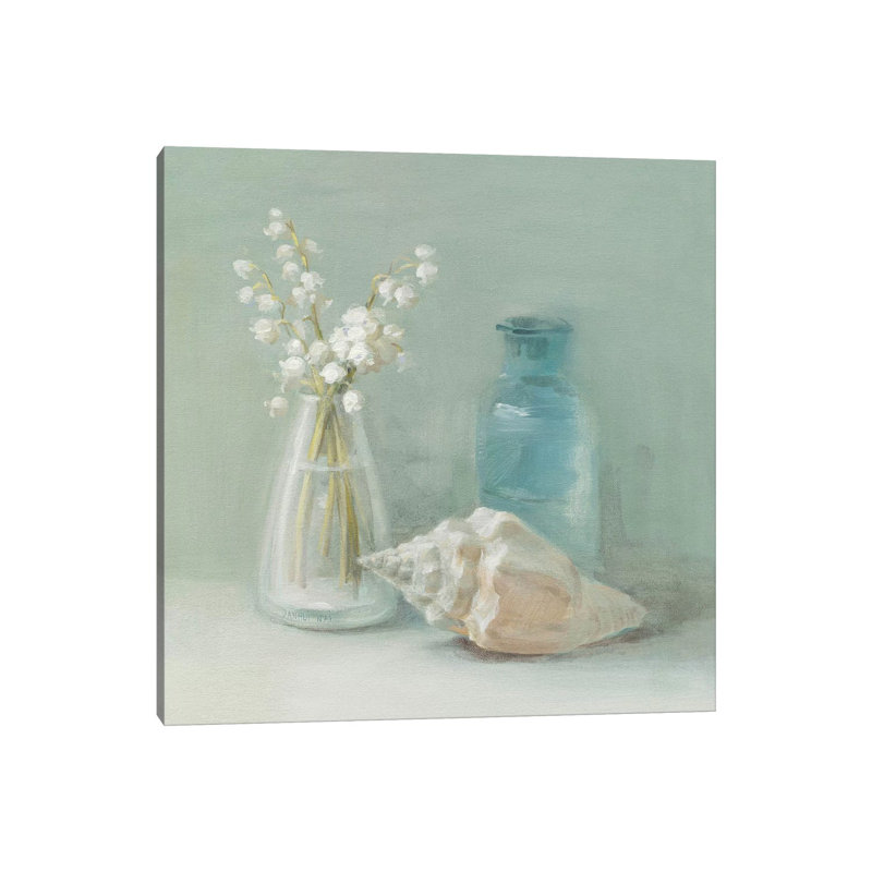 Lily Of The Valley Spa - Wrapped Canvas Painting, 93.98 cm H x 93.98 cm W x 1.91 cm D