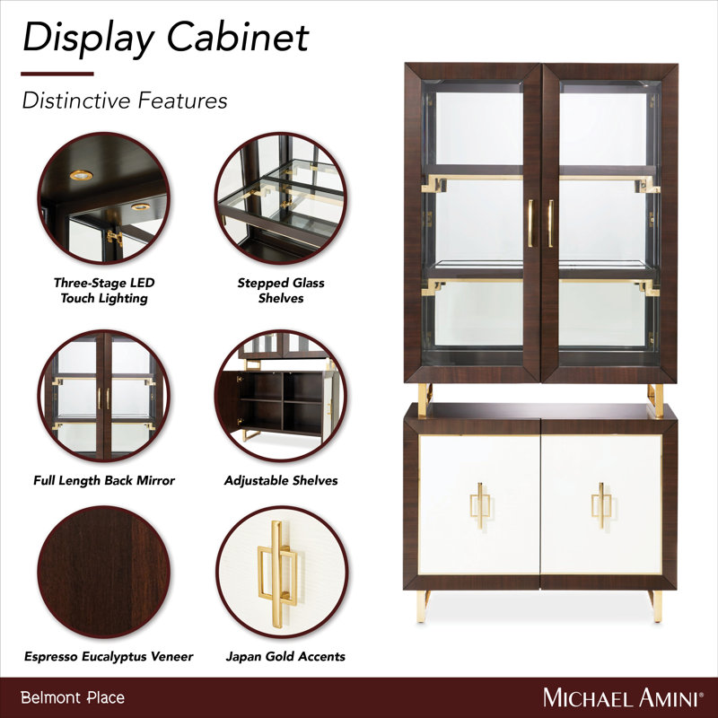 Belmont Place Lighted China Cabinet
