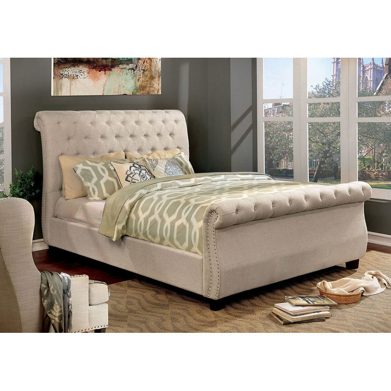 Bluff Trail Upholstered Sleigh Bed