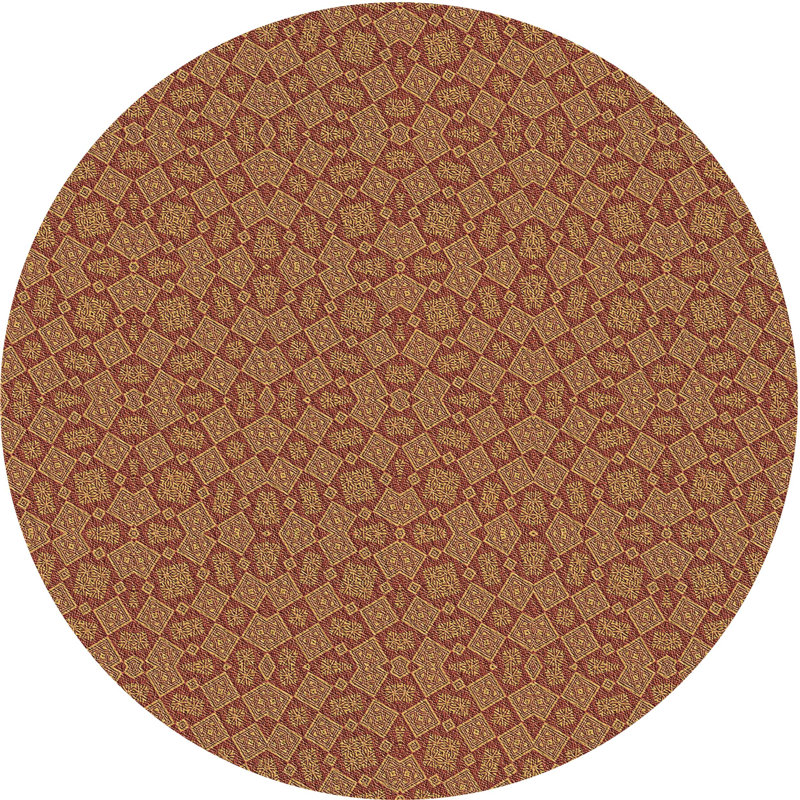 Moroccan Indoor Rug, Round 3'