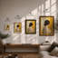 Figure in Colour Modern - Framed Print-635366050-635366051