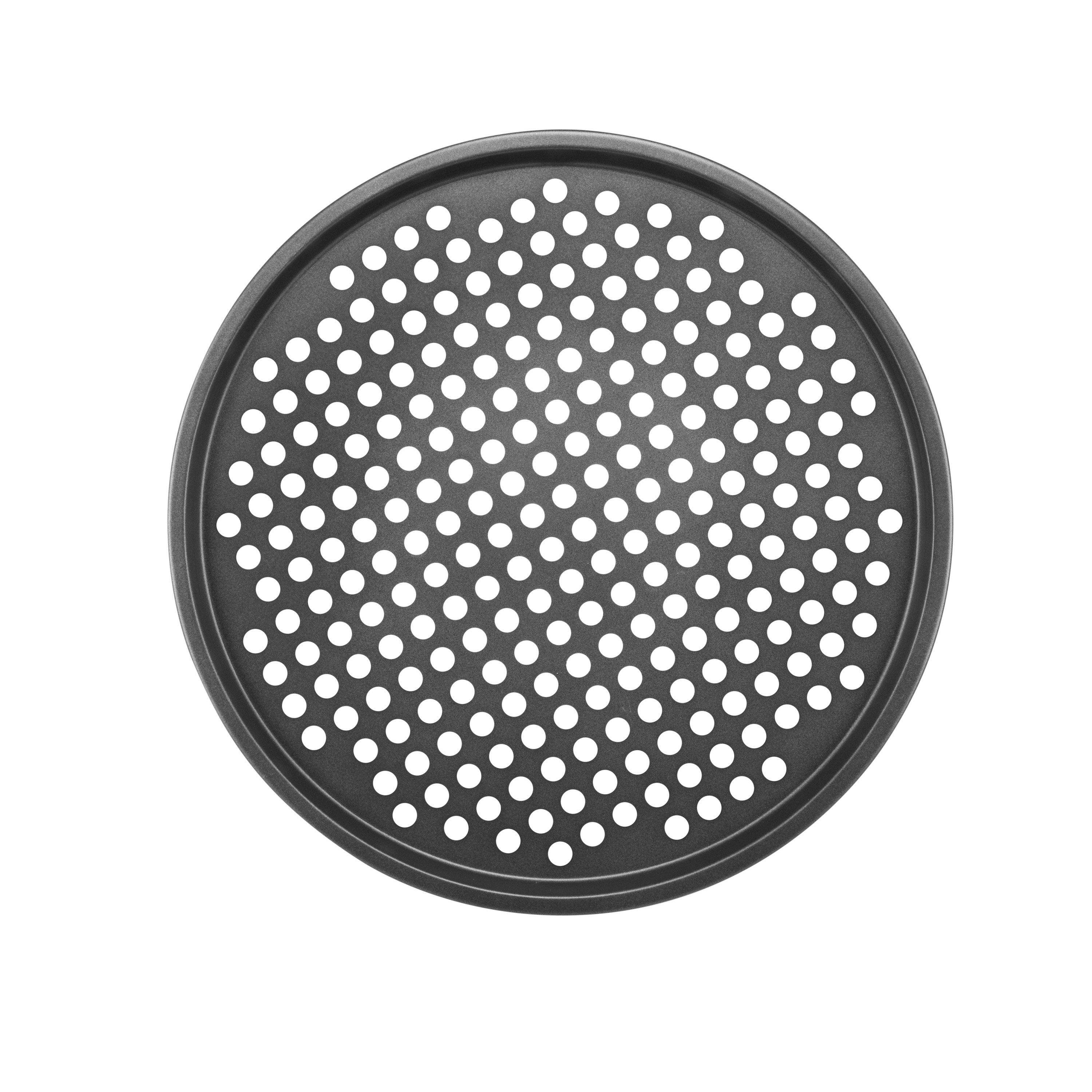 Handook Pizza Crisper Pan, Carbon Steel, Non-Stick, Tray Pizza Pan with  holes,12 Inch