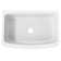 Prisma 36'' L Farmhouse / Apron Single Bowl Solid Surface Kitchen Sink