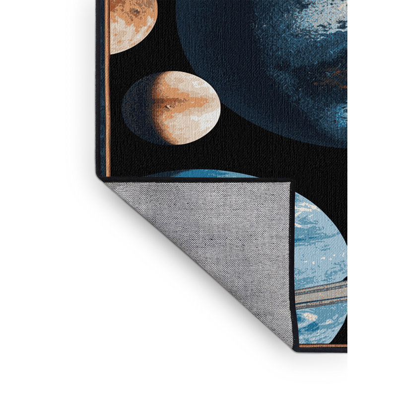 Tapis gris lavable à la machine, Rectangle 6 pi x 9 pi