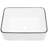 Modern White Ceramic Rectangular Vessel Sink 16X12 Inch - Versatile Bathroom Quality Design