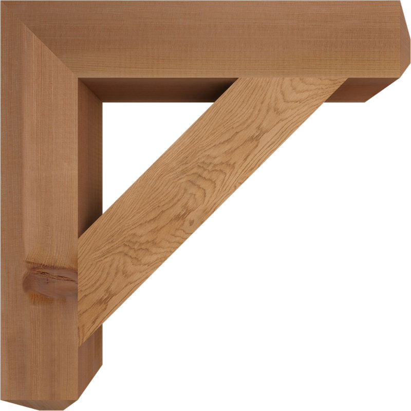 Support pour artisan traditionnel, H 22 po x l 3,5 po x P 22 po, Cèdre rouge de l'Ouest (lisse)