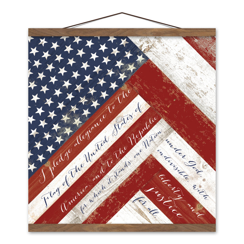 " American Flag Pledge "