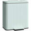 HOMCOM Dual Kitchen Bin, 2 x 20L Double Bin for Recycling and Waste, Green
