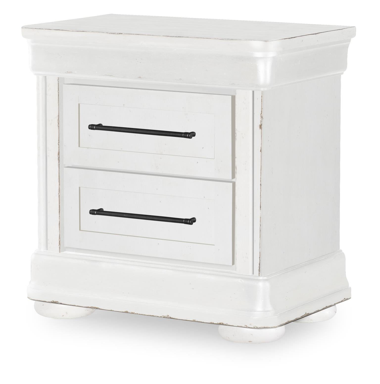 Country Living 2-Drawer Nightstand, White