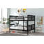 Lit superposé avec échelle pour meubles de chambre à coucher, chambre d'amis-762127835