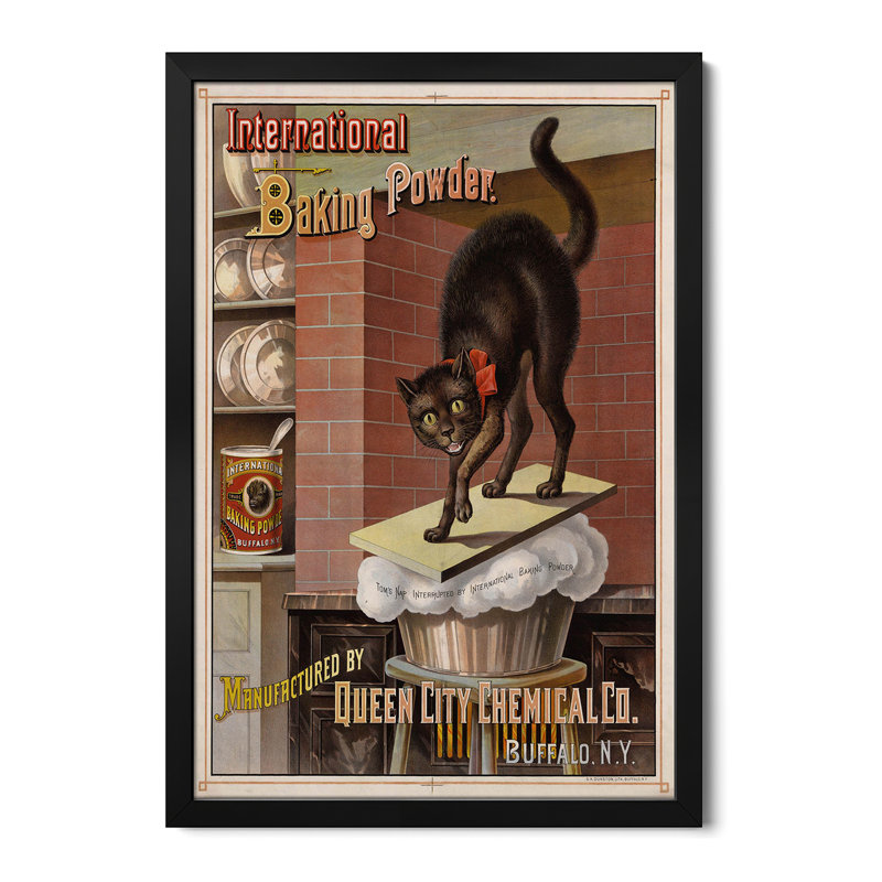 Catastrophe in the Kitchen, 1885 Premium Framed Posters, 32" H x 24" W