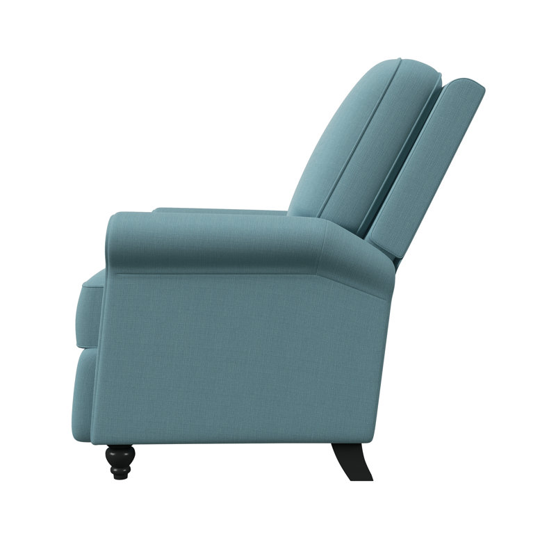 Leni Upholstered Recliner, Teal