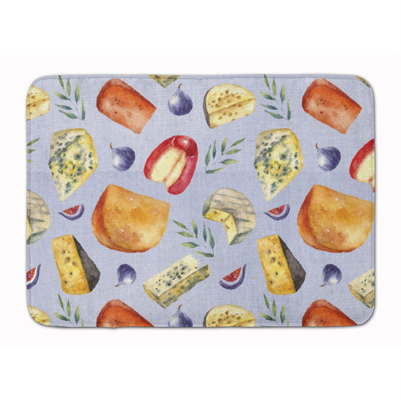 Tapis pour salle de bain en mousse à mémoire de fromage assortiment