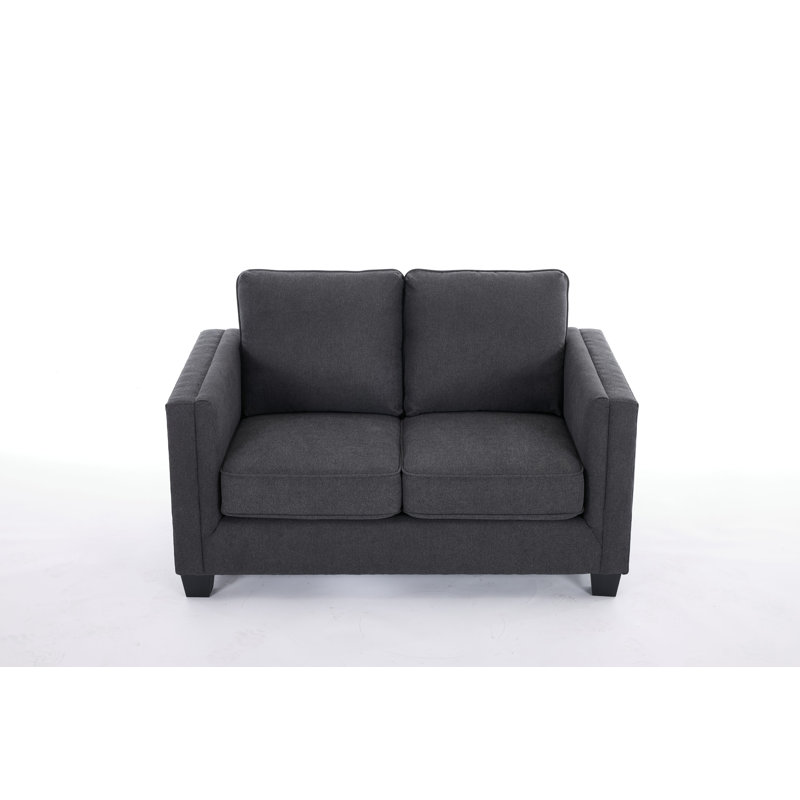 Wide  Loveseat, Gray