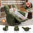 Oversized Rocking Recliner Chair, 360 Degree Swivel Massage Chair with Vibration Massage and Heat-586527851