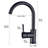Black Kitchen Faucet Single Handle, Stainless Steel Commercial Sink Mixer With Long-Lasting Reliability Matte Tap For Modern Homes
