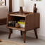 Table de chevet en bois massif Pure