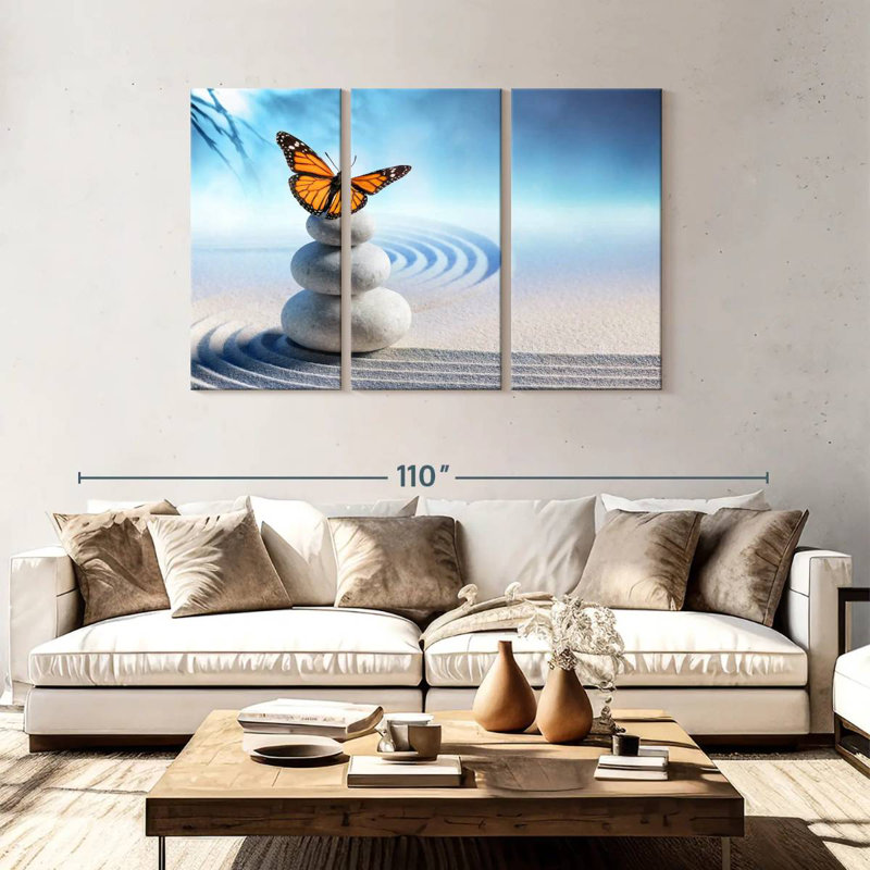 Butterfly Serenity, 48" H x 74" W