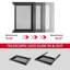 5.5 H x 57.6 W Desk